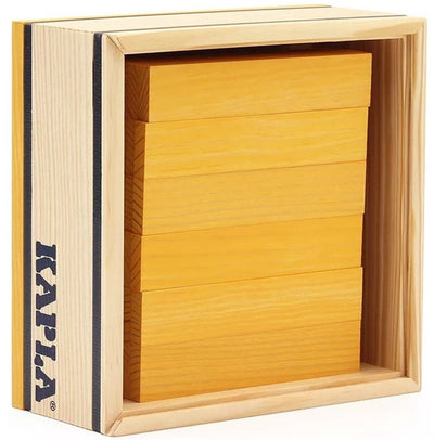 Kapla - Farbe - Konstruktionsspielzeug - Gelb - 40 Bretter