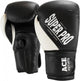 Super Pro Combat Gear Ace (Kick)Boxhandschuhe schwarz und weiß 8oz