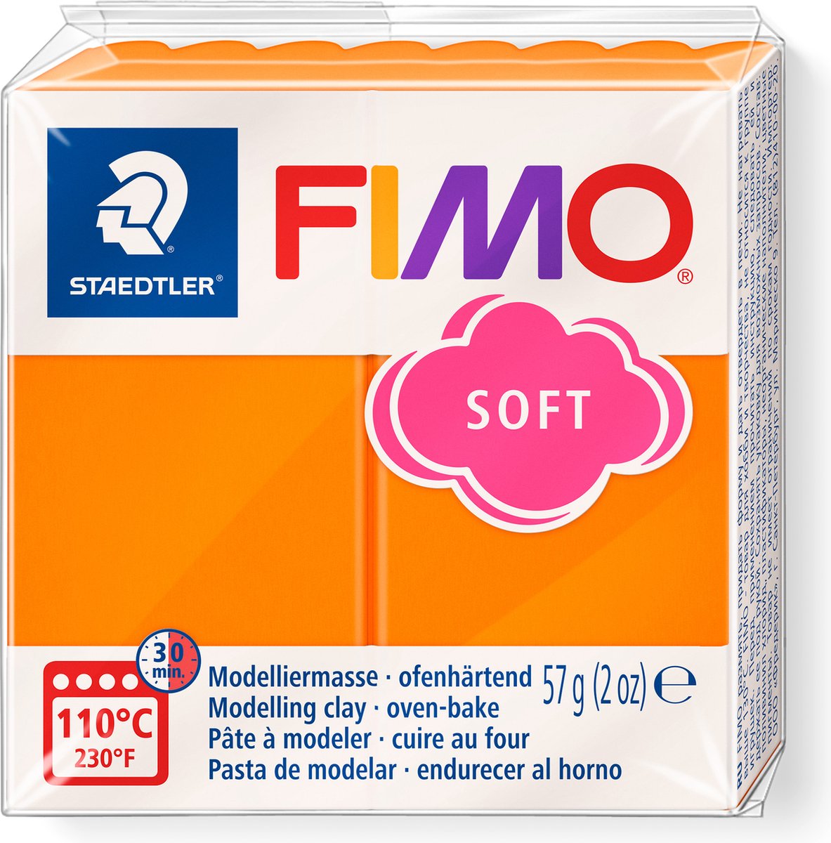 Fimo® Soft, Mandarine, 57 Gr 1 Flasche