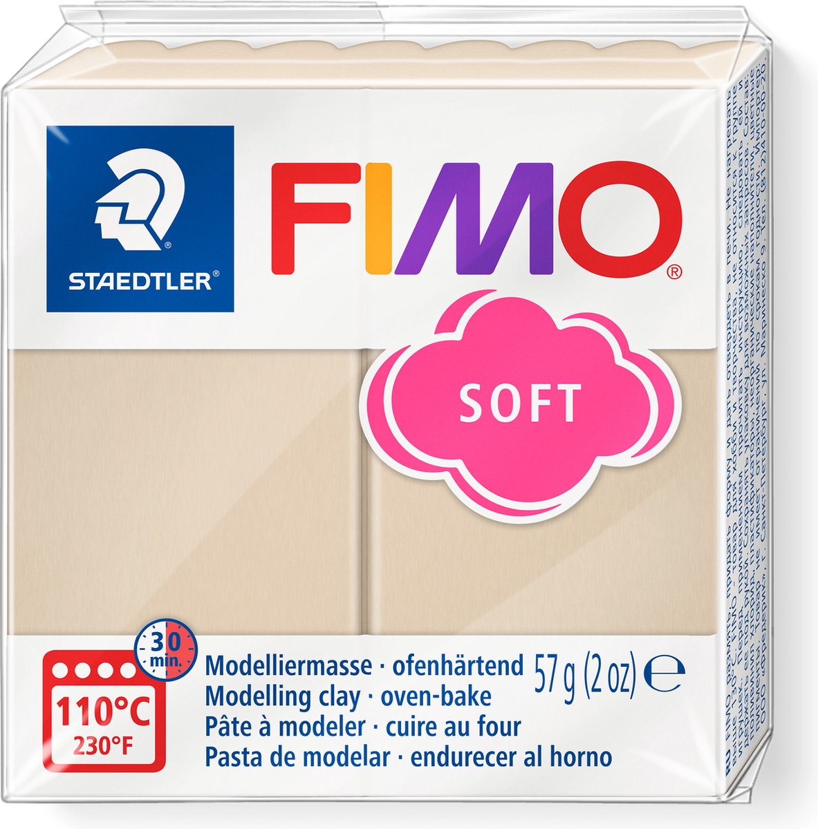 Fimo® Soft, Sahara, 57 Gr 1 Box