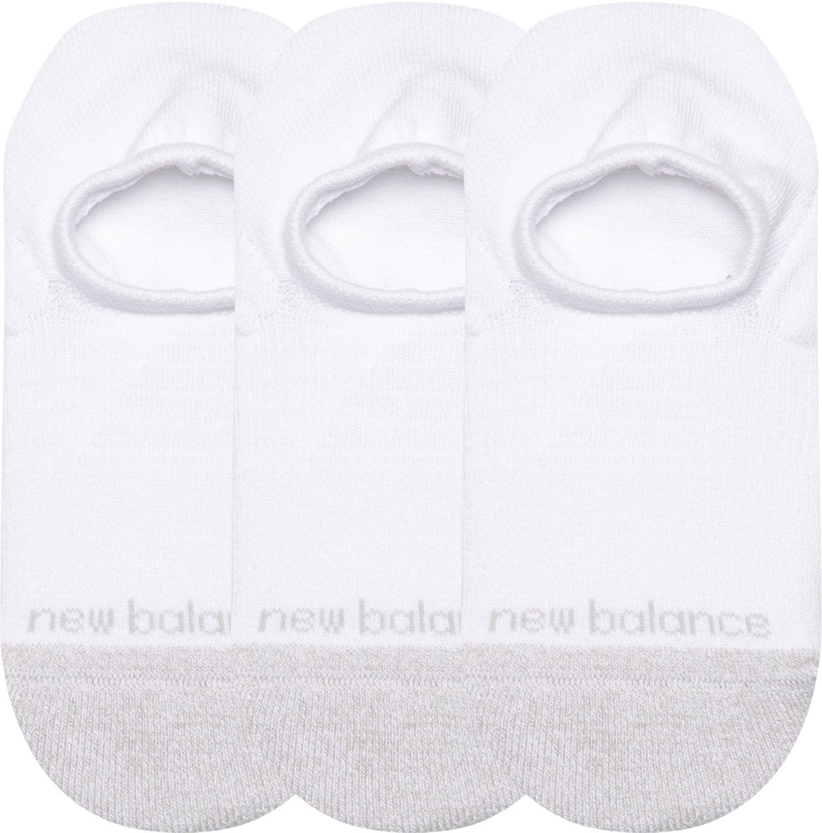 New Balance Active Invisible No Show Socken Unisex Sportsocken – Weiß