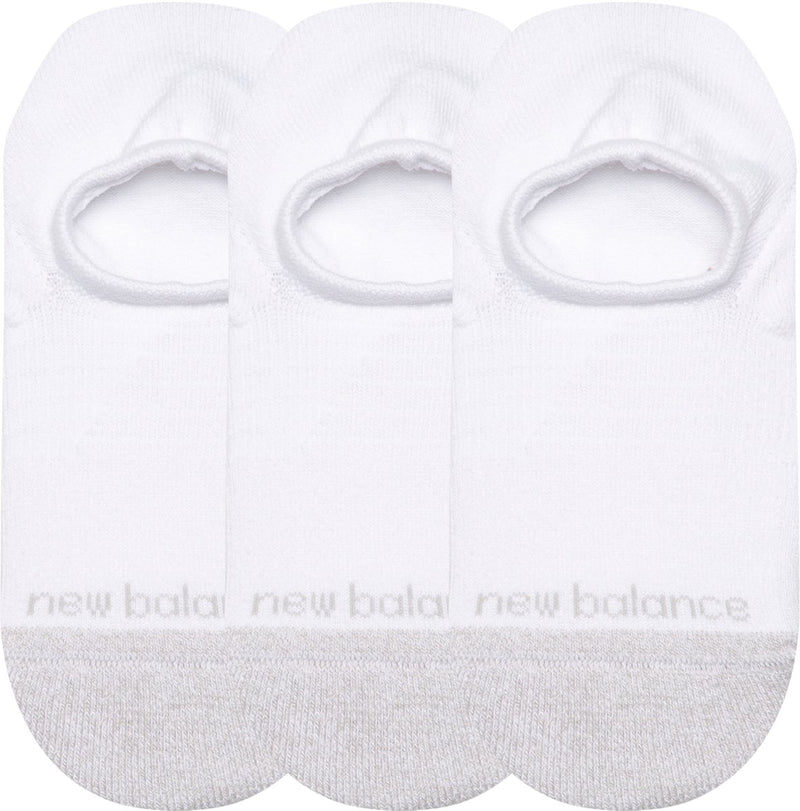 New Balance Active Invisible No Show Socken Unisex Sportsocken – Weiß