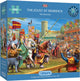 Gibsons Puzzle „Das Turnier in Warwick“ – 1000 Teile voller Puzzlespaß.