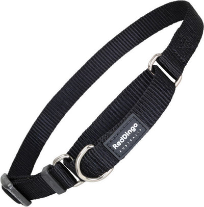 Red Dingo Hundehalsband Semi-Choke schwarz