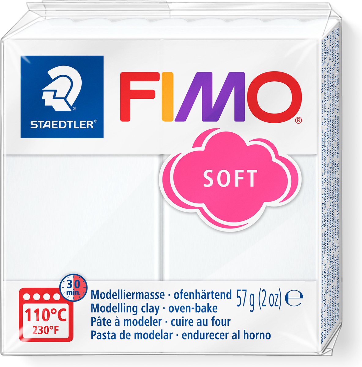 Fimo® weich, weiß, 57 Gr 1 Box