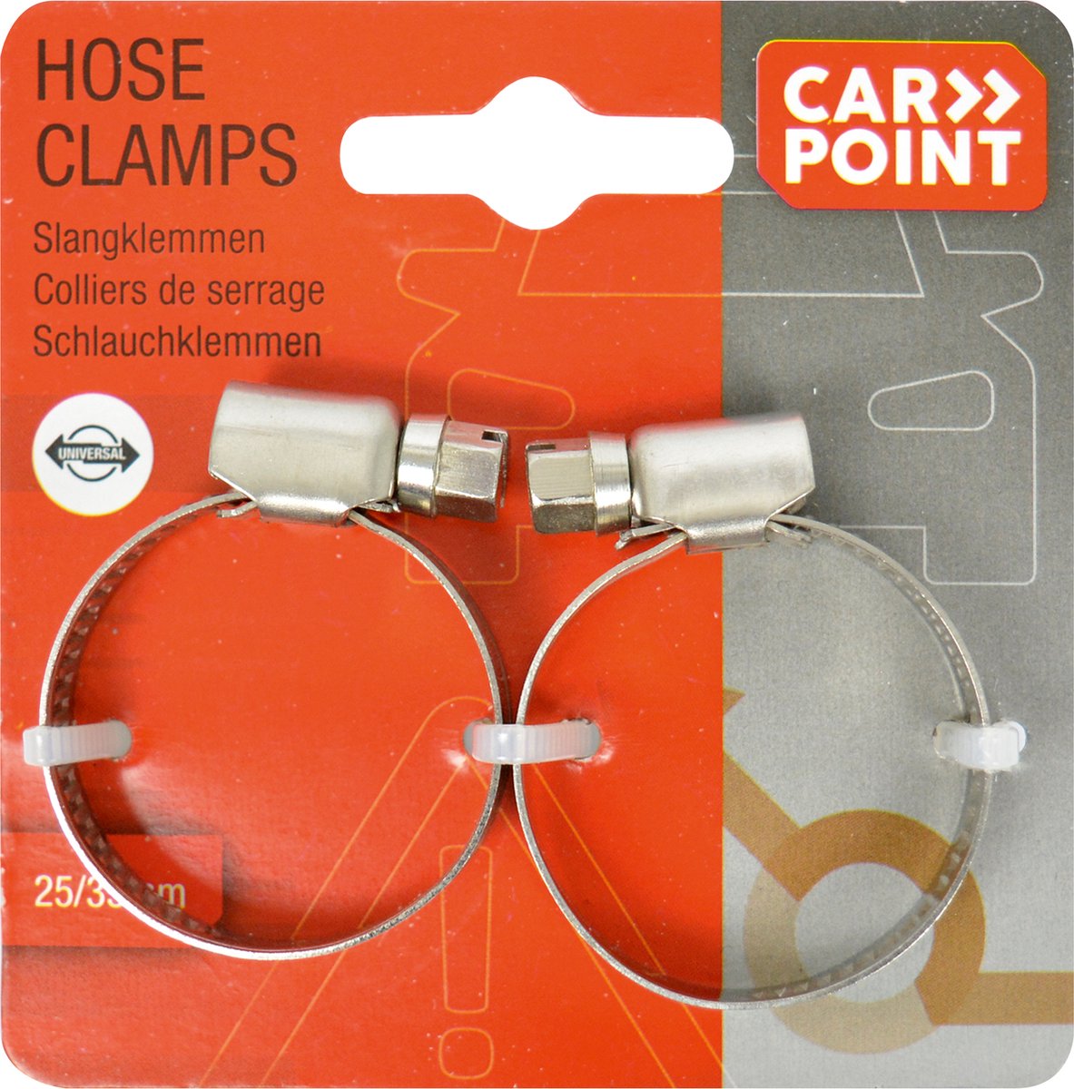 Carpoint-Schlauchklemmen 23 35 mm