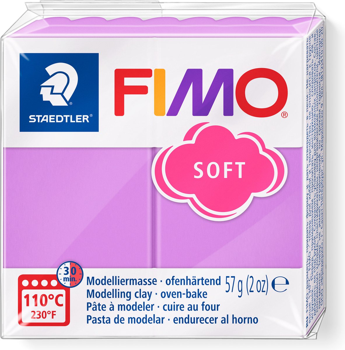 Fimo® Soft, Lavendel, 57 Gr 1 Box