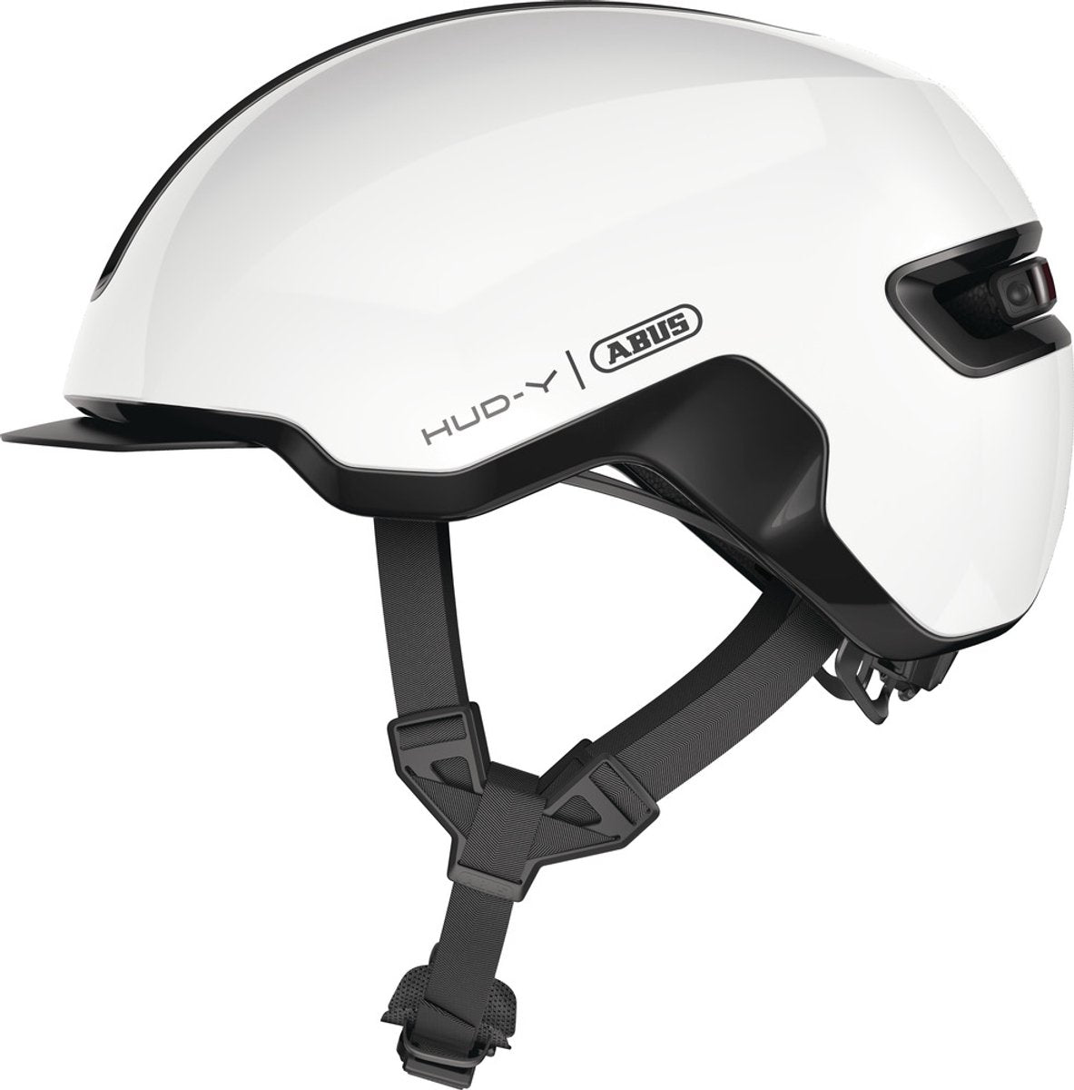 Abus-Helm Hud-y Shiny White M 54-58 cm