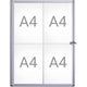 Vitrine Maul 6820408 Maulextraslim Silber