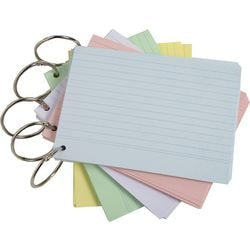 Karteikarten Exacompta 10380e Farbbereich Papier