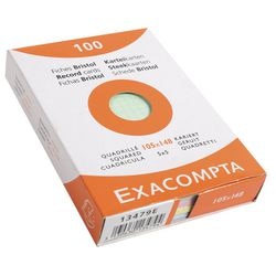 Karteikarten Exacompta 13479e Farbbereich Papier