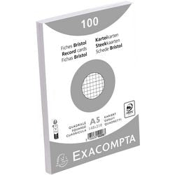 Karteikarten Exacompta 10208e, weißes Papier