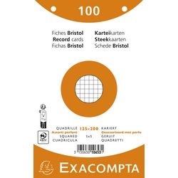 Karteikarten Exacompta 10653e Farbbereich Papier