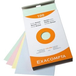 Karteikarten Exacompta 13273e Farbbereich Papier