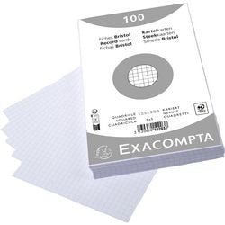 Karteikarten Exacompta 10203e, weißes Papier