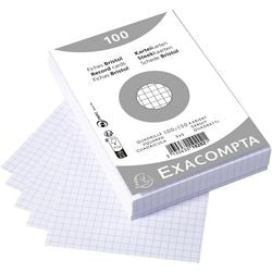 Karteikarten Exacompta 10202e, weißes Papier