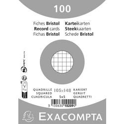 Karteikarten Exacompta 10209e, weißes Papier
