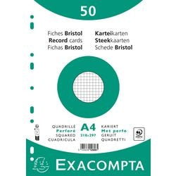 Karteikarten Exacompta 12606e, weißes Papier