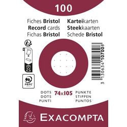 Karteikarten Exacompta 10700se, weißes Papier