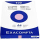 Karteikarten Exacompta 13336e rosa Papier