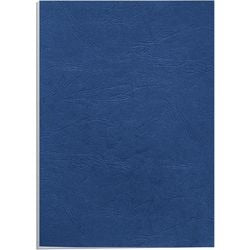 Packung mit 100 Einbanddeckeln, blau, 5371305, Fellowes-Lederkarton, A4