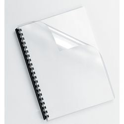 Packung 100 Einbanddeckel transparent 53763 Fellowes PVC A4
