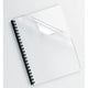 Packung 100 Einbanddeckel transparent 53763 Fellowes PVC A4
