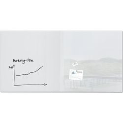 Glass board sigel gl225 white 2000x1000x18 mm
