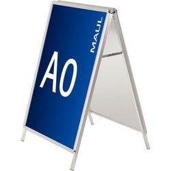 Gehwegschild Maul 6631208 105 x 45 x 67,3 cm silber