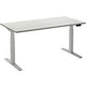 Sitz-Steh-Schreibtisch ceha ade2plme168q9016w weißes Melamin, Metall