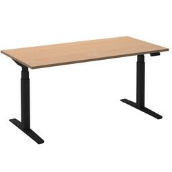 Sitz-Steh-Schreibtisch Ceha ade2plhl168q9005be Buche Melamin, Metall
