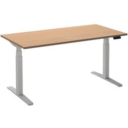 Sitz-Steh-Schreibtisch Ceha ade2plme148q9016be Buche Melamin, Metall