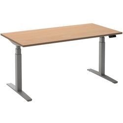 Sitz-Steh-Schreibtisch Ceha ade2plme189q9006be Buche Melamin, Metall