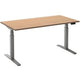 Sitz-Steh-Schreibtisch Ceha ade2plme189q9006be Buche Melamin, Metall