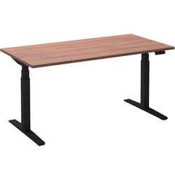 Sitz-Steh-Schreibtisch Ceha ade2plhl128q9005ha Havanna Melamin, Metall