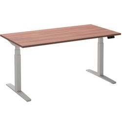 Sitz-Steh-Schreibtisch Ceha ade2plhl128q9016ha Havana Melamin, Metall