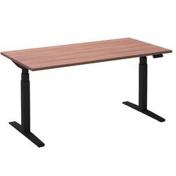 Sitz-Steh-Schreibtisch Ceha ade2plhl188q9005ha Havanna Melamin, Metall