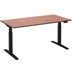 Sitz-Steh-Schreibtisch Ceha ade2plhl189q9005ha Havana Melamin, Metall