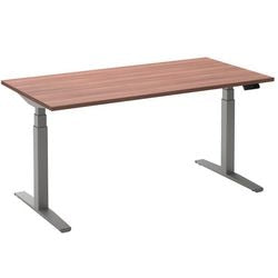 Sitz-Steh-Schreibtisch Ceha ade2plhl189q9006ha Havana Melamin, Metall