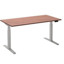 Sitz-Steh-Schreibtisch Ceha ade2plhl189q9016ha Havanna Melamin, Metall