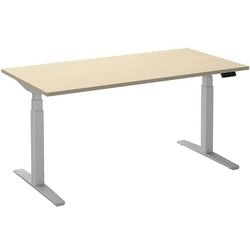 Sitz-Steh-Schreibtisch Ceha ade2plhl188q9016ah Ahorn Melamin, Metall