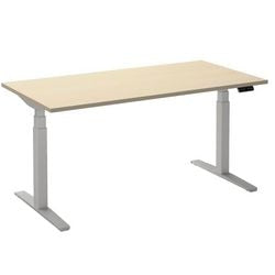 Sitz-Steh-Schreibtisch Ceha ade2plhl189q9016ah Ahorn Melamin, Metall
