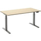 Sitz-Steh-Schreibtisch Ceha ade2plme148q9006ah Ahorn Melamin, Metall
