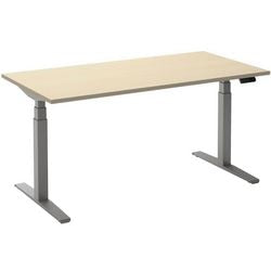 Sitz-Steh-Schreibtisch Ceha ade2plme188q9006ah Ahorn Melamin, Metall