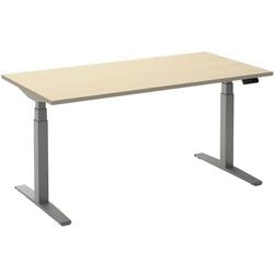 Sitz-Steh-Schreibtisch Ceha ade2plme208q9006ah Ahorn Melamin, Metall
