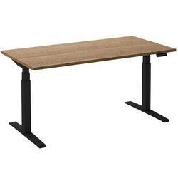 Sitz-Steh-Schreibtisch Ceha ade2plhl168q9005ret Eiche Tabak Melamin, Metall