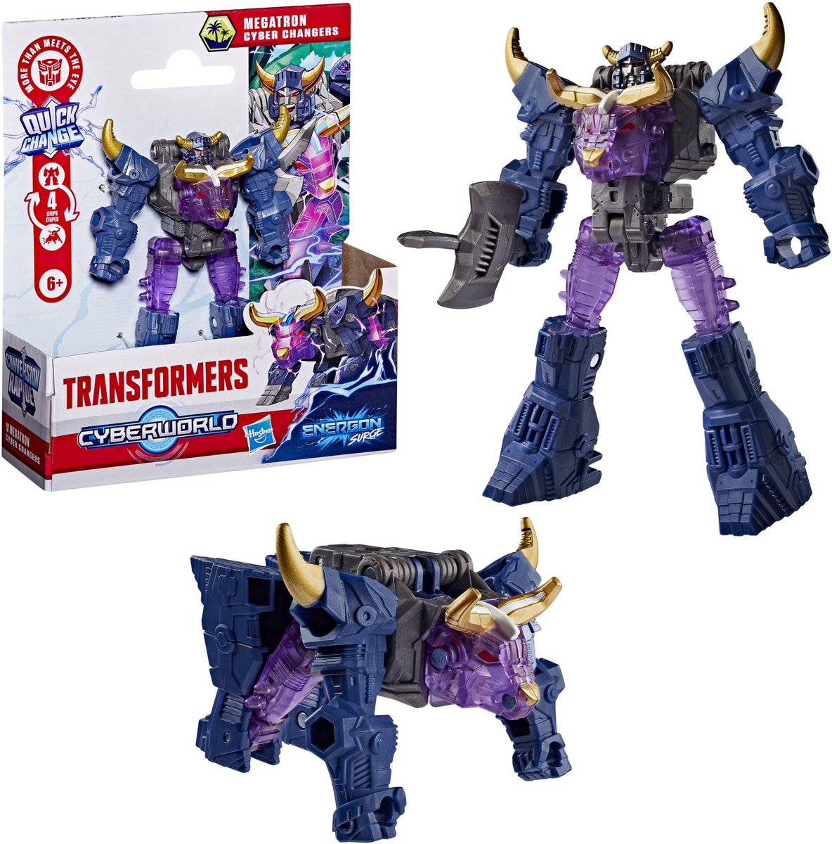 Transformers Cyberworld Energon Surge Megatron Cyber Changers – Actionfigur