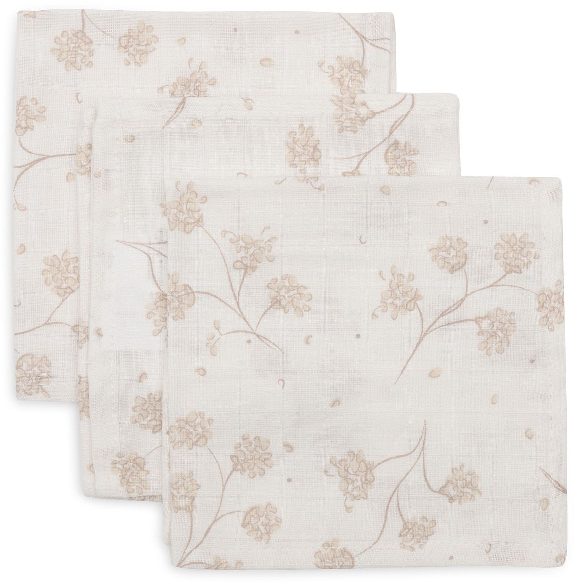 Jollein hydrophiles Mundtuch Basic – Leafy Dreams – 3 Stück