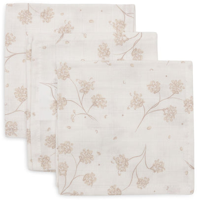 Jollein hydrophiles Mundtuch Basic – Leafy Dreams – 3 Stück