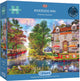Gibsons – Riverside Inn (von Dominic Davison) – 1000 Teile 68×49cm (B×H) – Puzzle für Erwachsene
